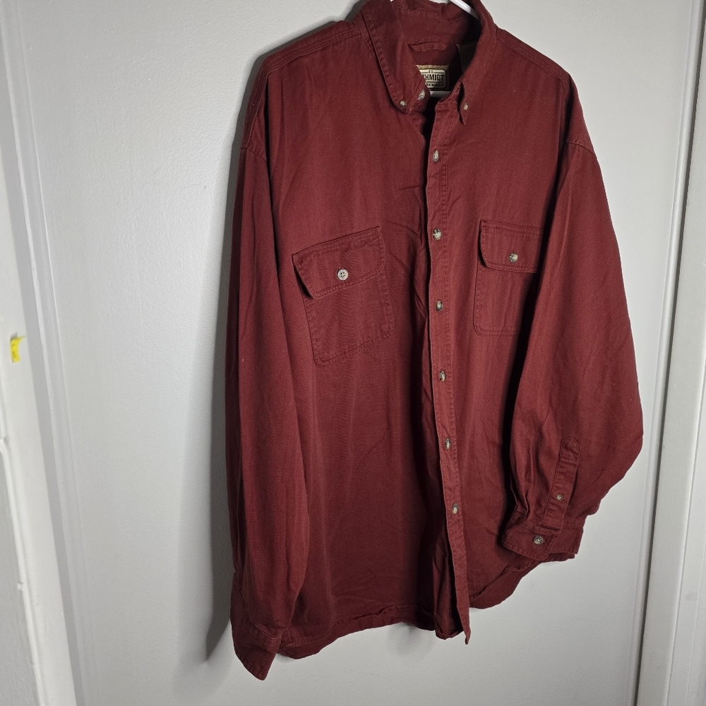 C.E. Schmidt Workwear Double Breast Pocket Button Down XL - Picture 2 of 6